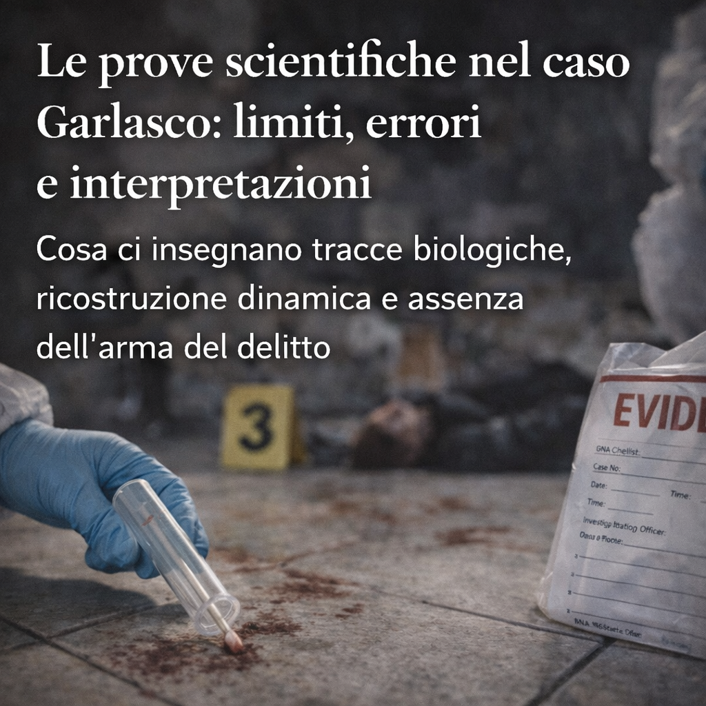 Analisi delle prove scientifiche nel dossier sul caso Garlasco di OltreilCaso
